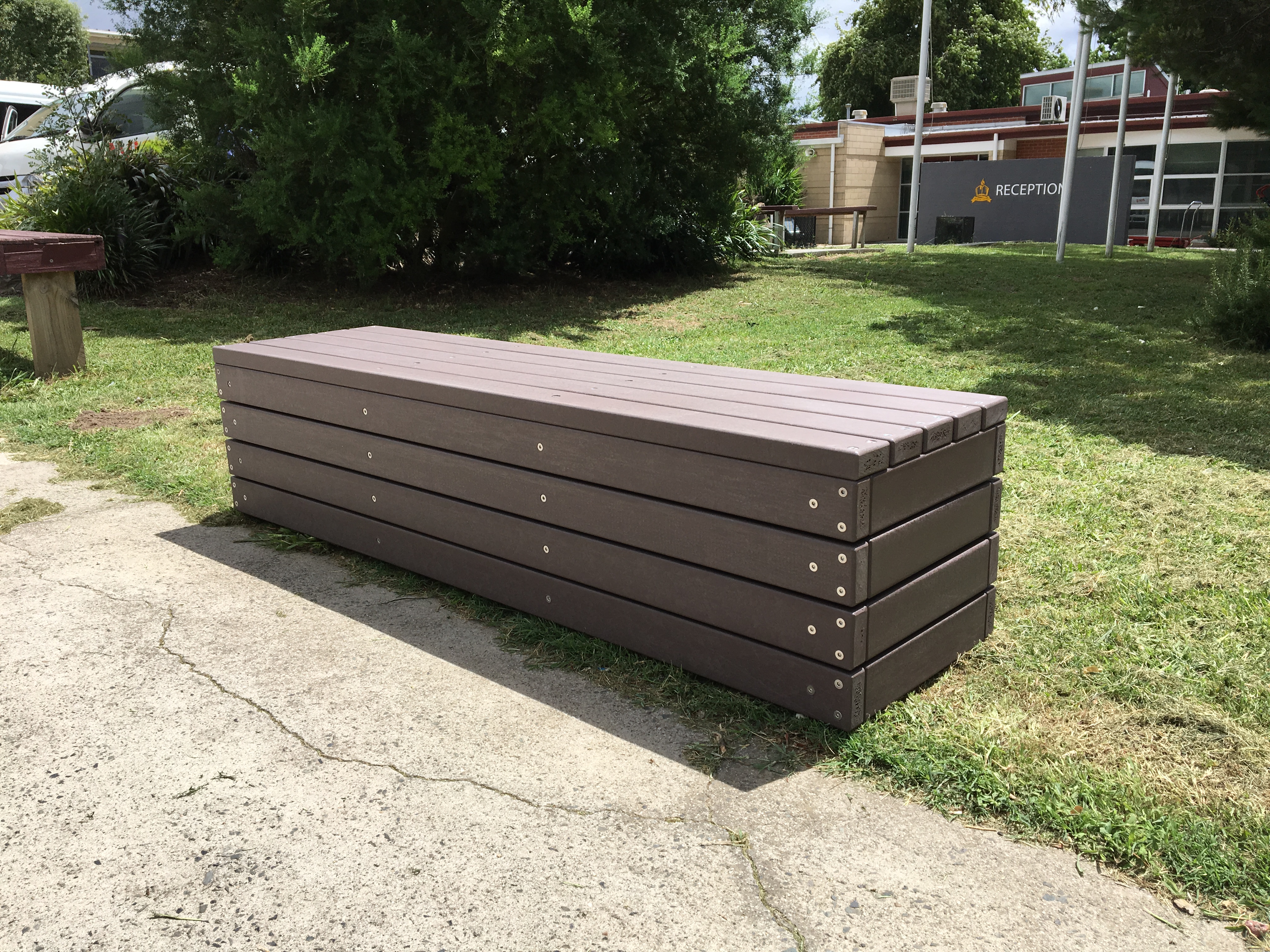 Furniture Replas Recycled Plastic, Recycled Plastic Outdoor Storage Bench